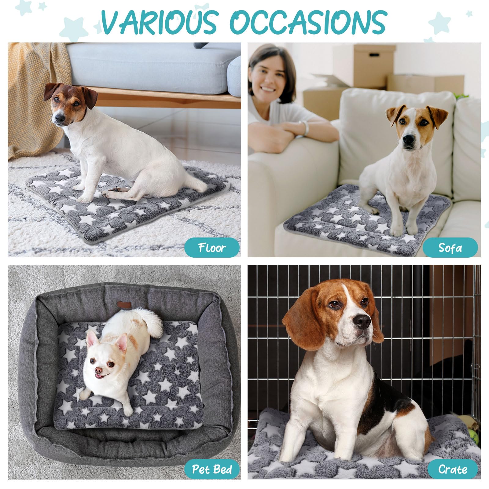 VitalCozy portable travel warming pad used in crate or carrier during trips.