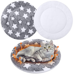 VitalCozy self-warming cat mat front view offers cozy warmth for indoor naps.