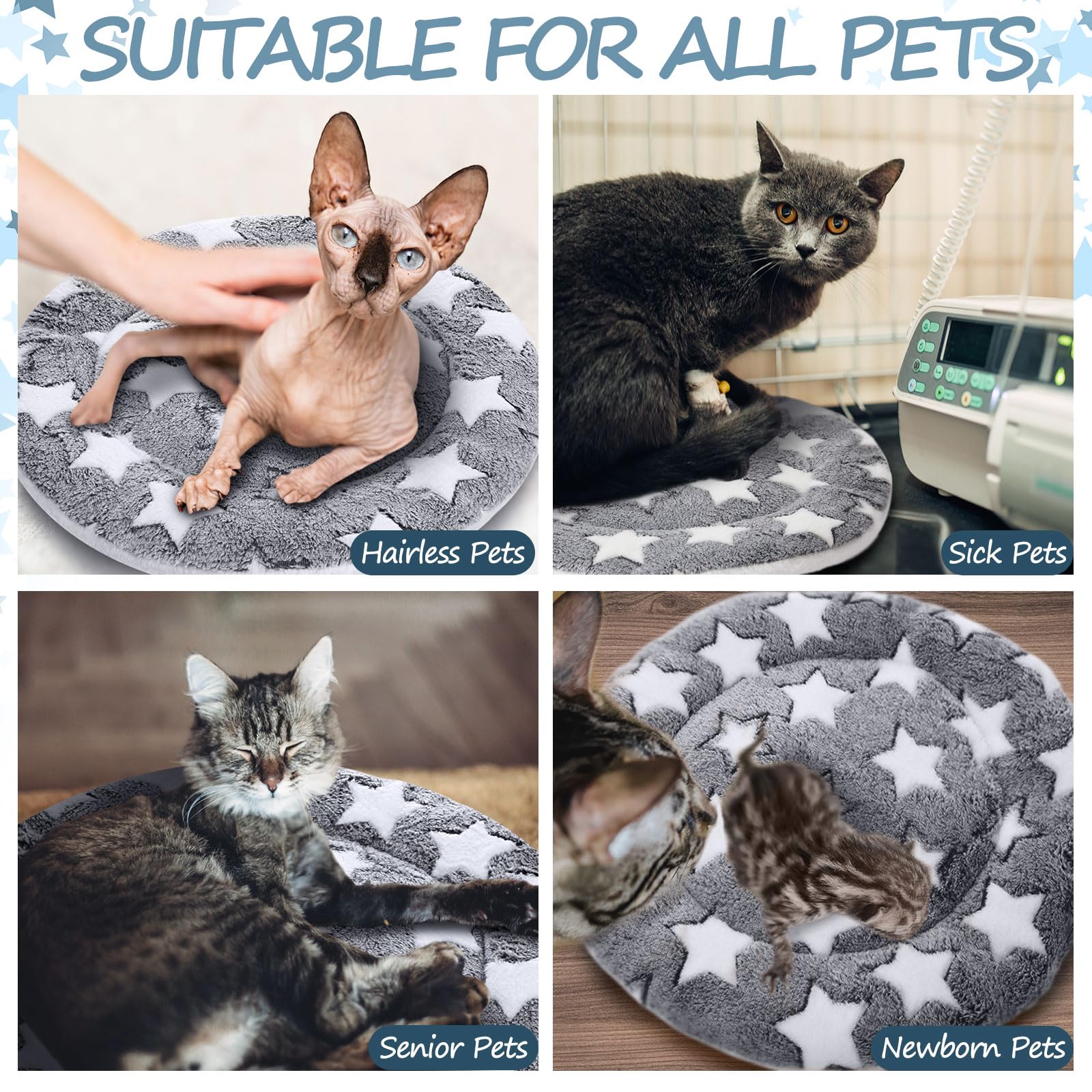 VitalCozy two-pack cat pad in crate demonstrates easy placement.