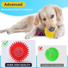 VITEVER spiky surface closeup highlights durable anti-damage design for aggressive chewers.