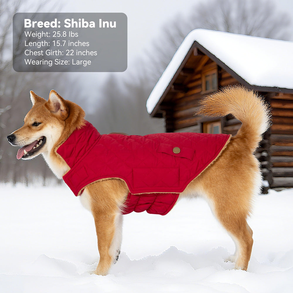 Vitiswap dog coat machine washable for easy cleanup after adventures.