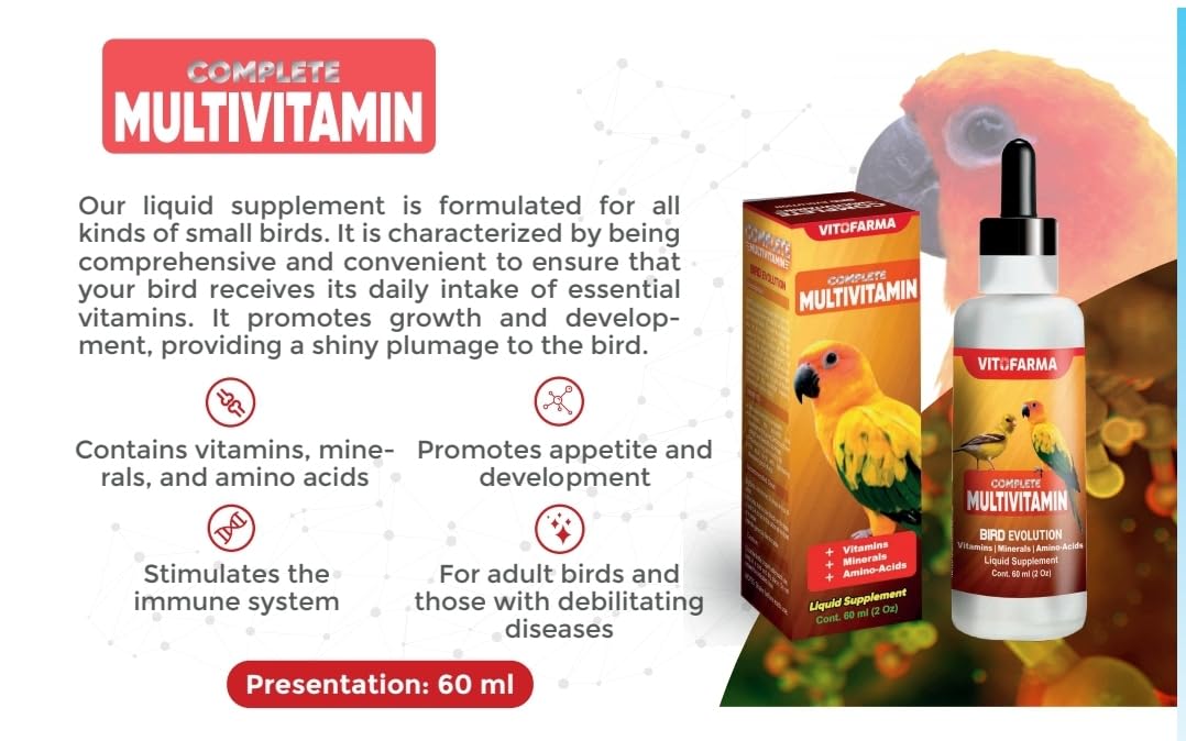 VITOFARMA Bird Evolution young-development supports appetite and growth in young birds.