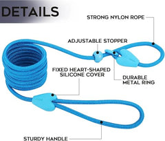 Viunimo slip lead fixed buckle and sliding ring for quick on-off.
