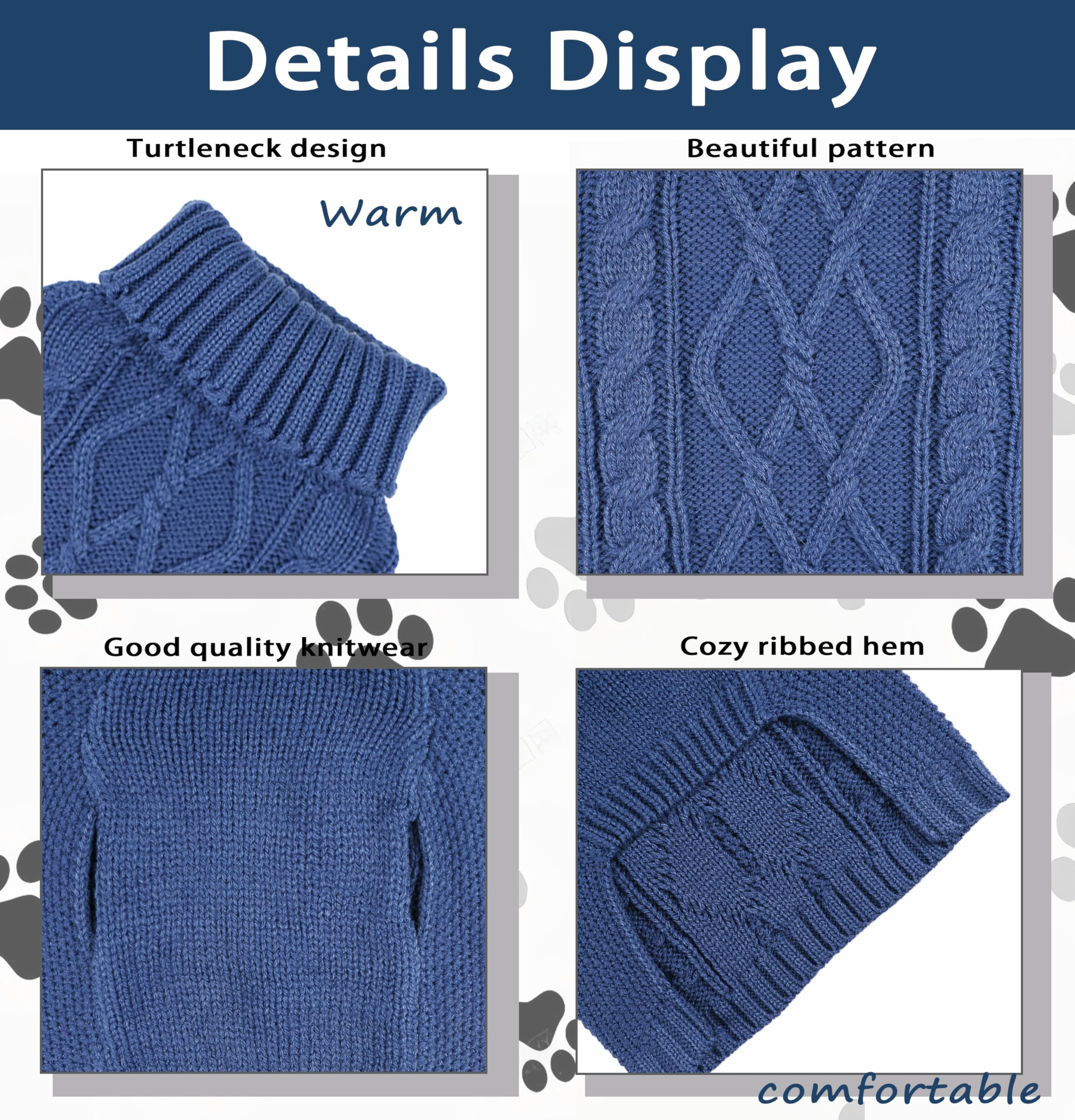 Viunimo warm puppy knitwear texture highlighting comfortable daily wear