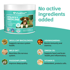 VivaElixir Calming Chews aiding dog anxiety during fireworks or storms