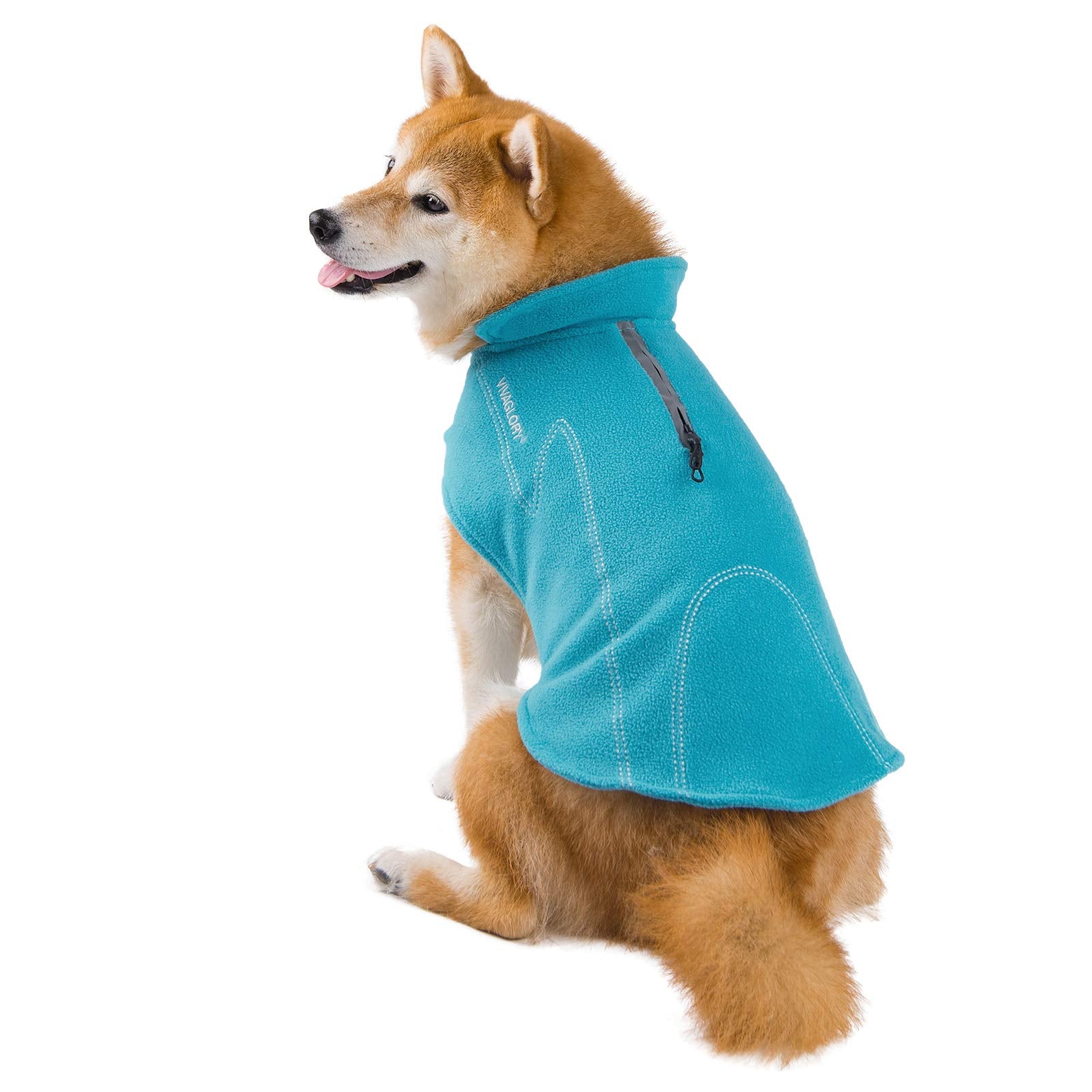 VIVAGLORY lightweight warmth coat keeps dogs comfortable on chilly days