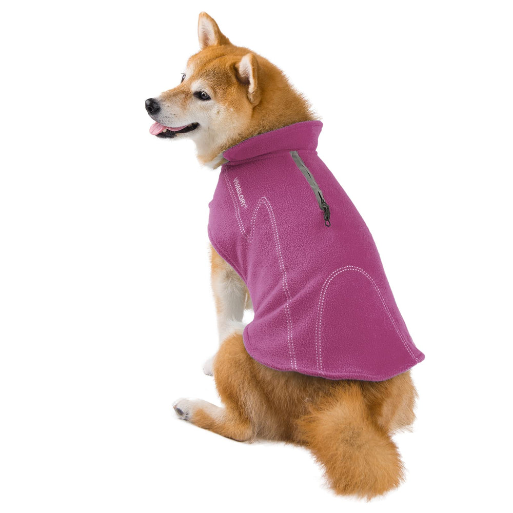 VIVAGLORY stylish fleece coat with skin-friendly fabric and tailored fit