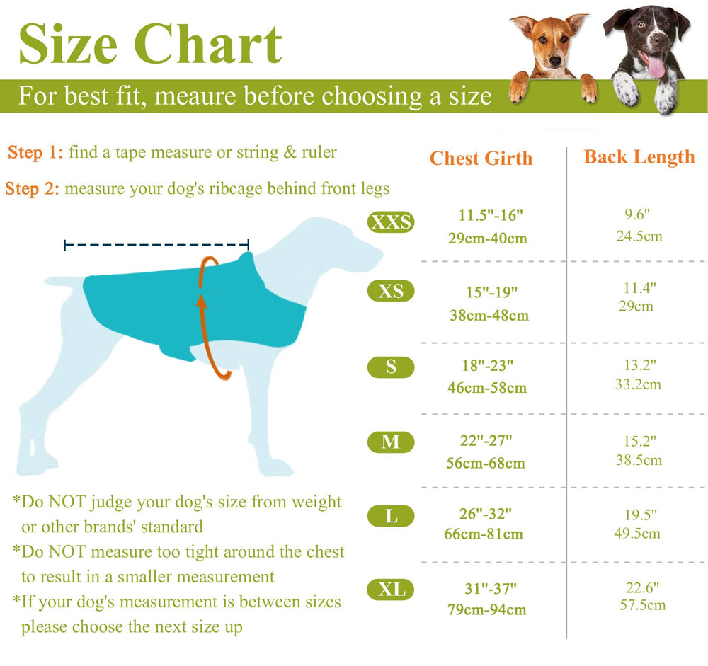 VIVAGLORY dog fleece coat beige XS size chart guidance helps pick the right fit.
