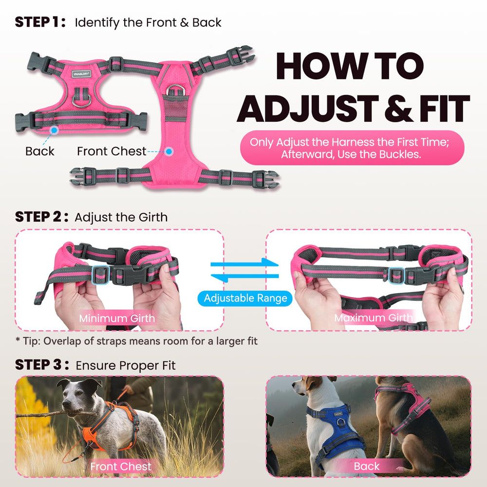 VIVAGLORY Easewalk breathable mesh liner keeps your dog cool on long hikes.