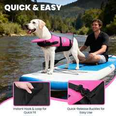 Vivaglory adjustable straps and quick-release buckles for secure fit
