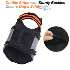VIVAGLORY life vest with handle and D-ring for quick rescue in water