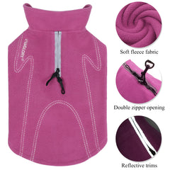 VIVAGLORY warm jacket double-layer fleece for cold walks