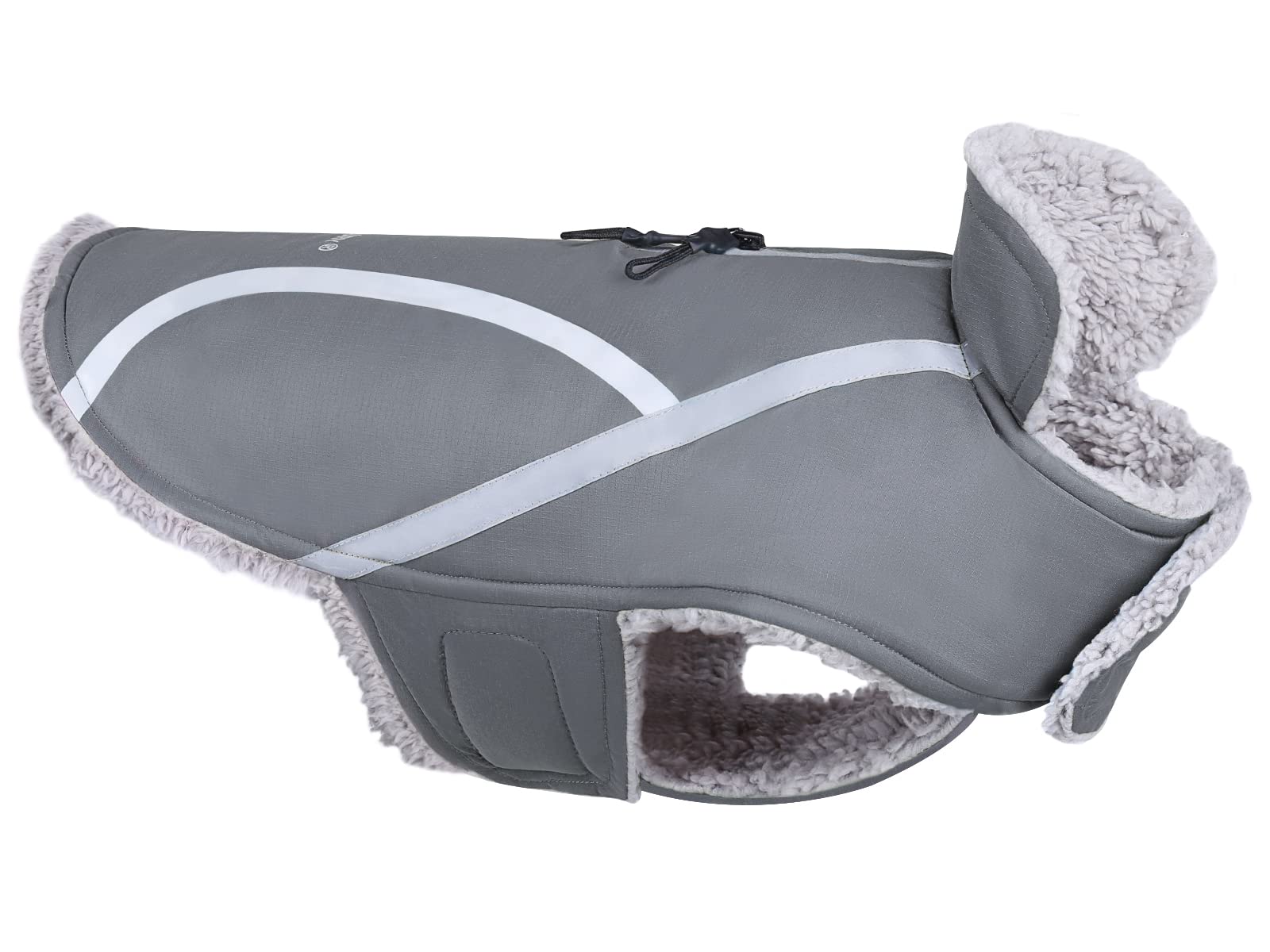 VIVAGLORY Frostfit dog coat water-resistant exterior for dry winter outings.