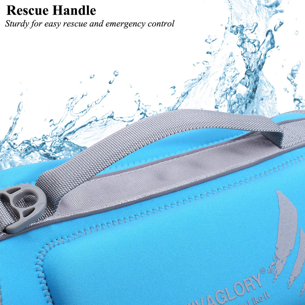 VIVAGLORY reflective trim increases visibility during outdoor water play