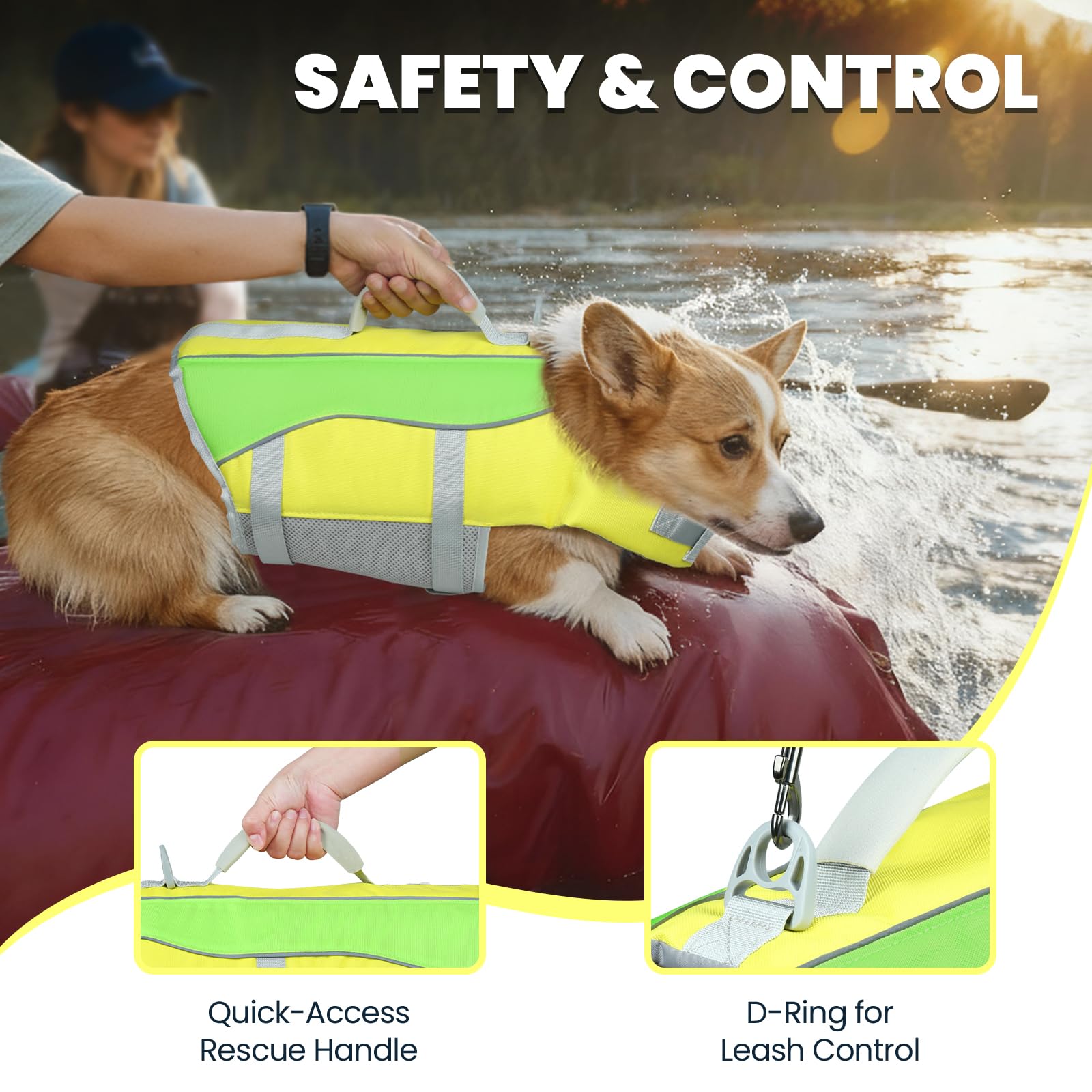 VIVAGLORY reflective trims improve visibility during evening activities
