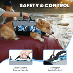 VIVAGLORY ripstop 600D buoyant vest designed for durability and stability.