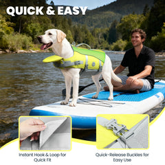 VIVAGLORY ripstop 600D fabric enhances buoyancy and durability
