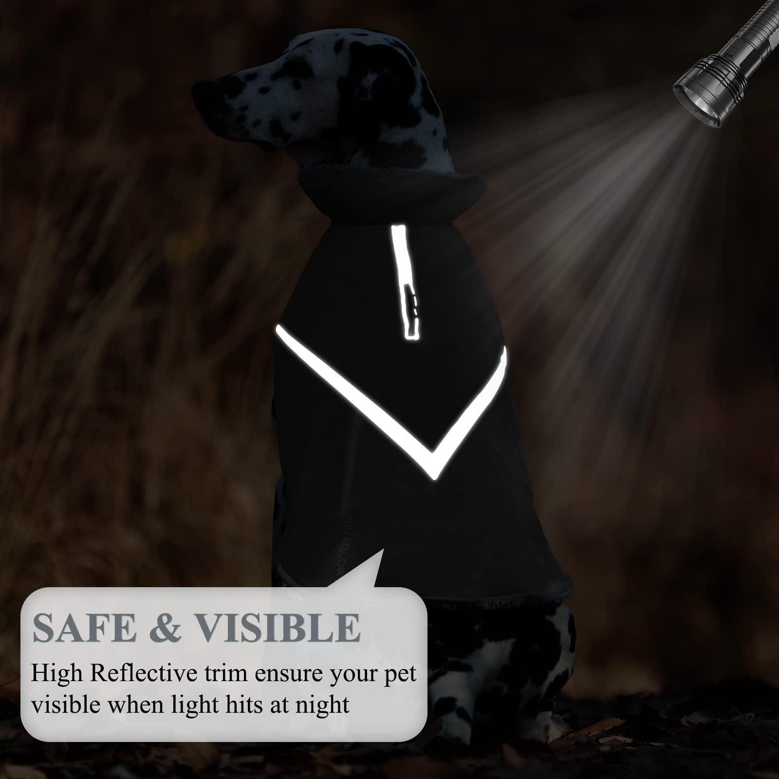 VIVAGLORY Snowrap reflective trim for night visibility