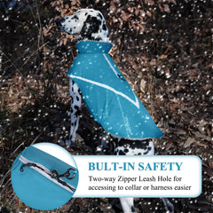 VIVAGLORY Snowrap reflective trim enhances visibility during low-light strolls