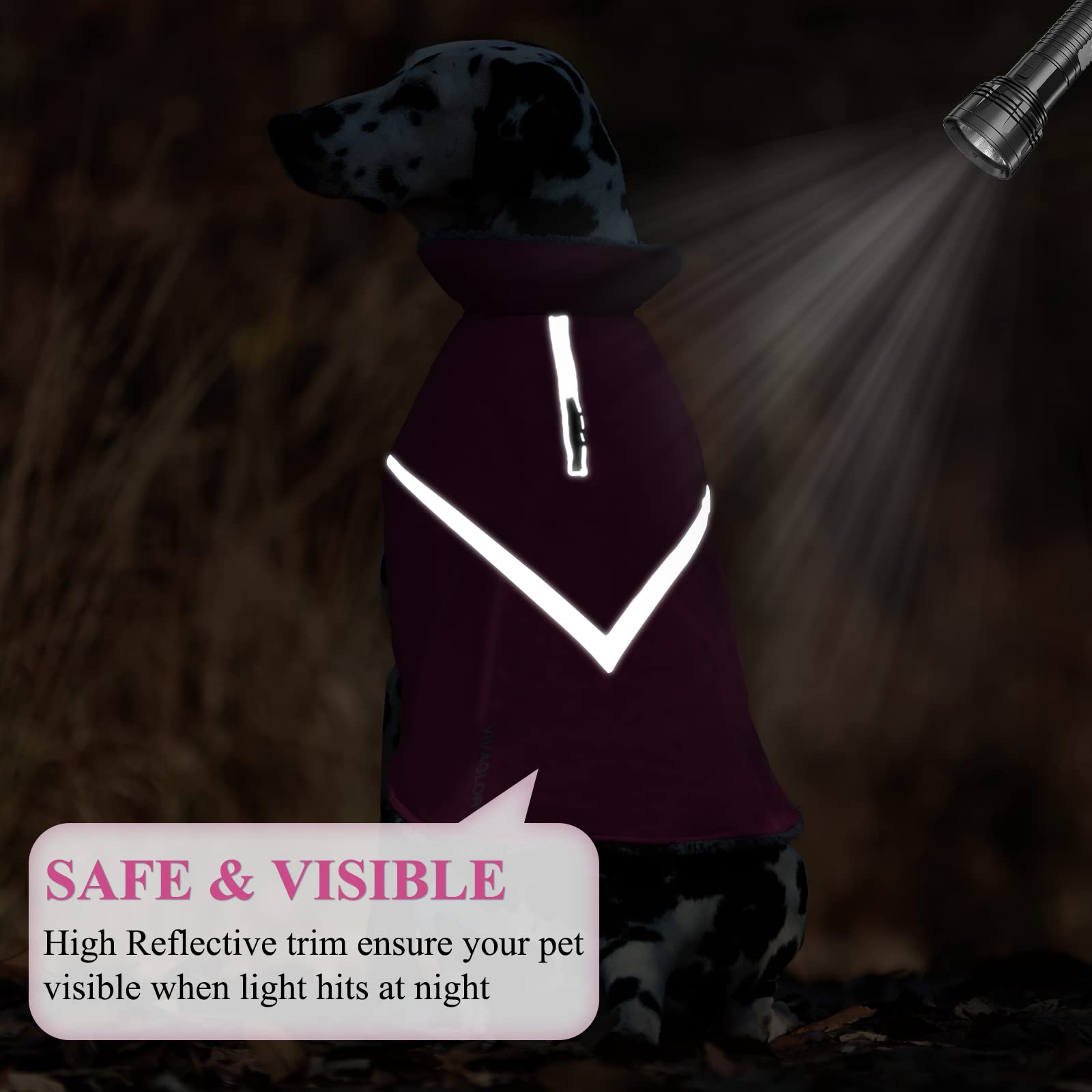 VIVAGLORY Snowrap two-way zipper with self-lock prevents snagging