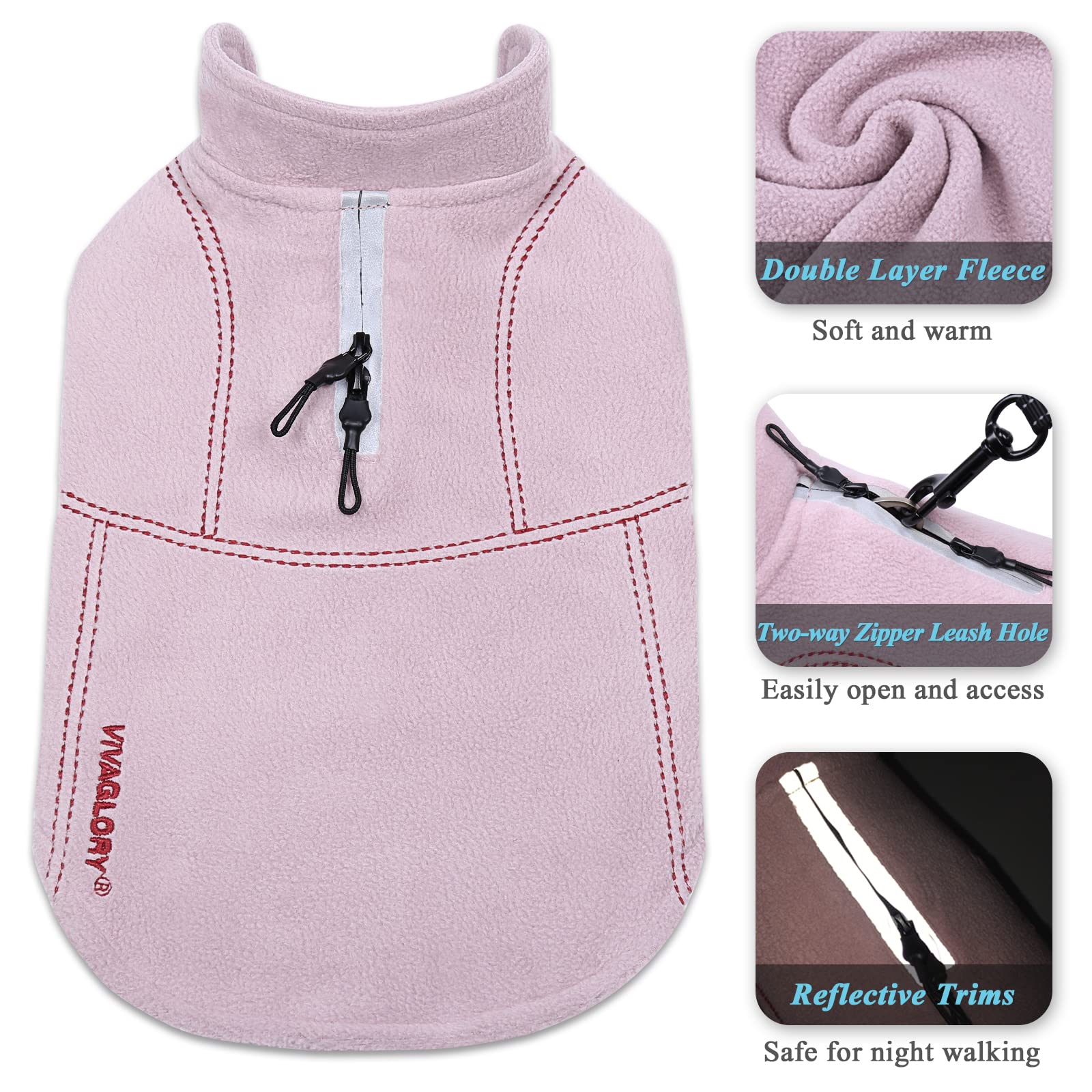 VIVAGLORY Softpad vest close-up with magic stickers for easy on/off