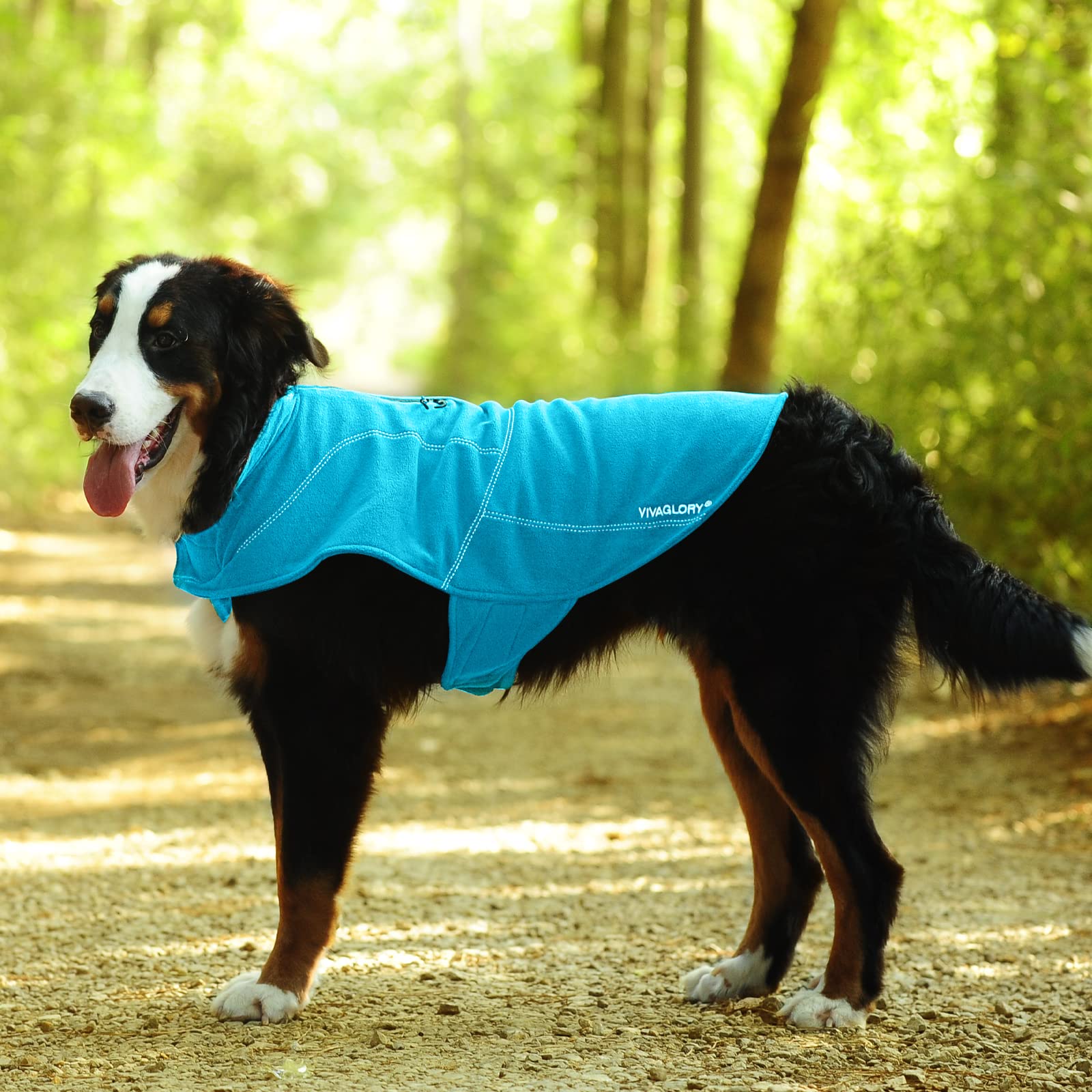 VIVAGLORY Softpad reflective zipper detail enhances night time safety