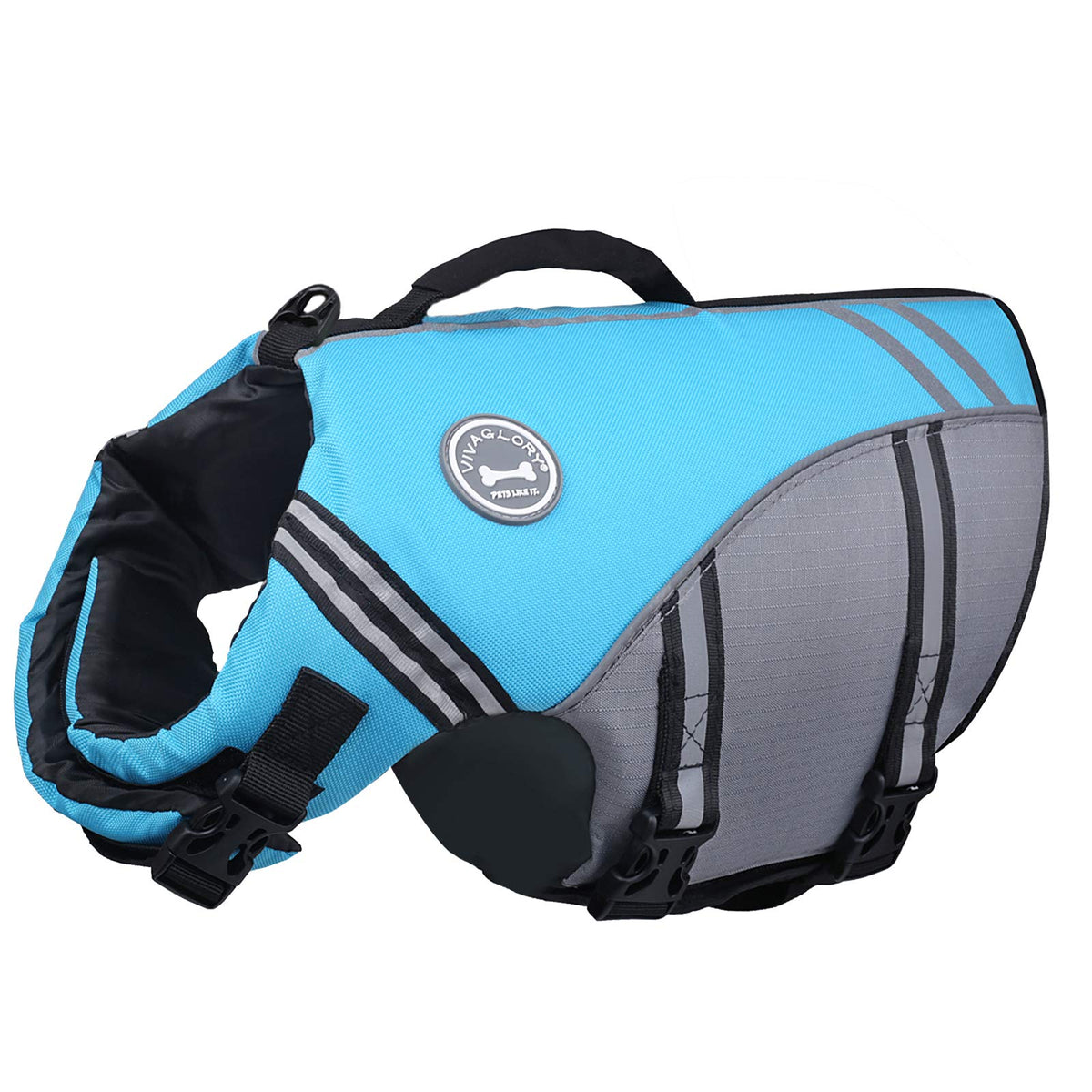 VIVAGLORY sports-style vest strap closeup shows durable stitching for secure fit.