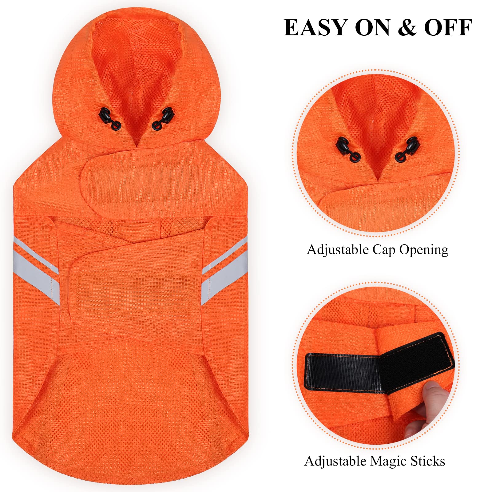 VIVAGLORY Wetoff adjustable belly strap ensuring secure fit on most dogs