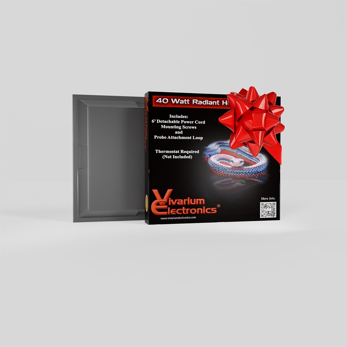 Vivarium Electronics radiant heat panel 40W front view shows compact heat source