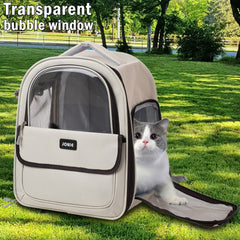 Vivicreate cat backpack transparent-window lets pets enjoy views and stay calm.