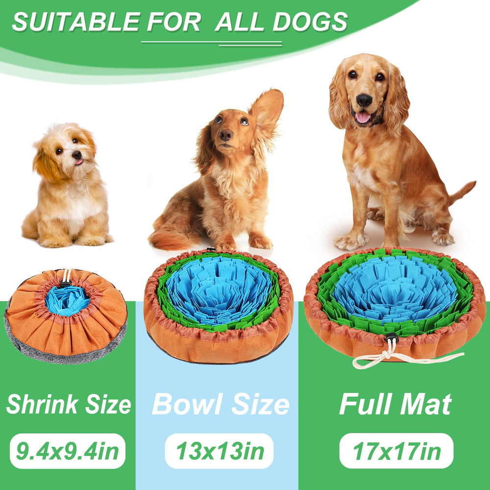 Vivifying Snuffle Mat blue green on table edge for secure play.