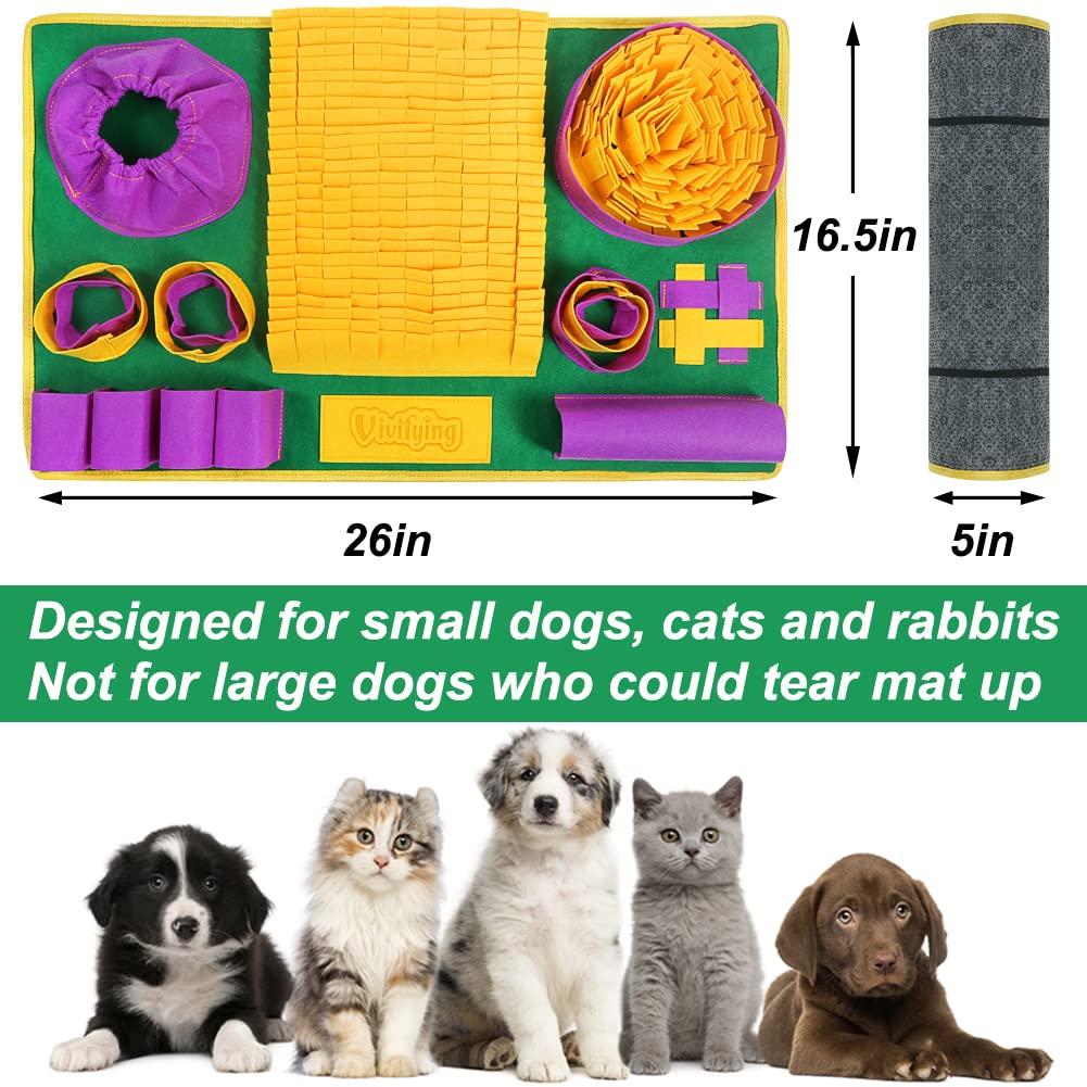 Vivifying Snuffle Mat eight-hidden-treats – encourages sniffing and mental stimulation.