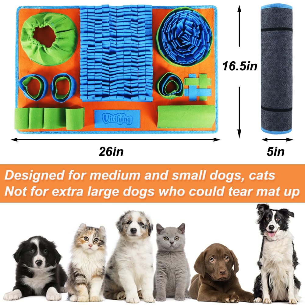 Vivifying Snuffle Mat with eight hide spots to boost sniffing and foraging.</