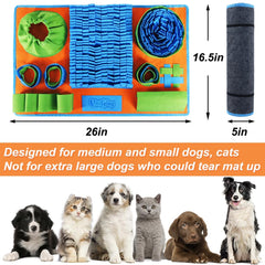 Vivifying Snuffle Mat with eight hide spots to boost sniffing and foraging.</