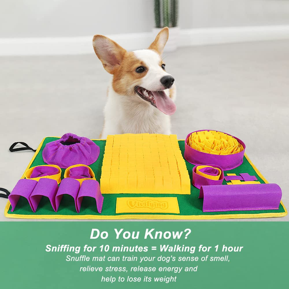 Vivifying Snuffle Mat puppies-cats-use-case – suited for small pets with daily enrichment.
