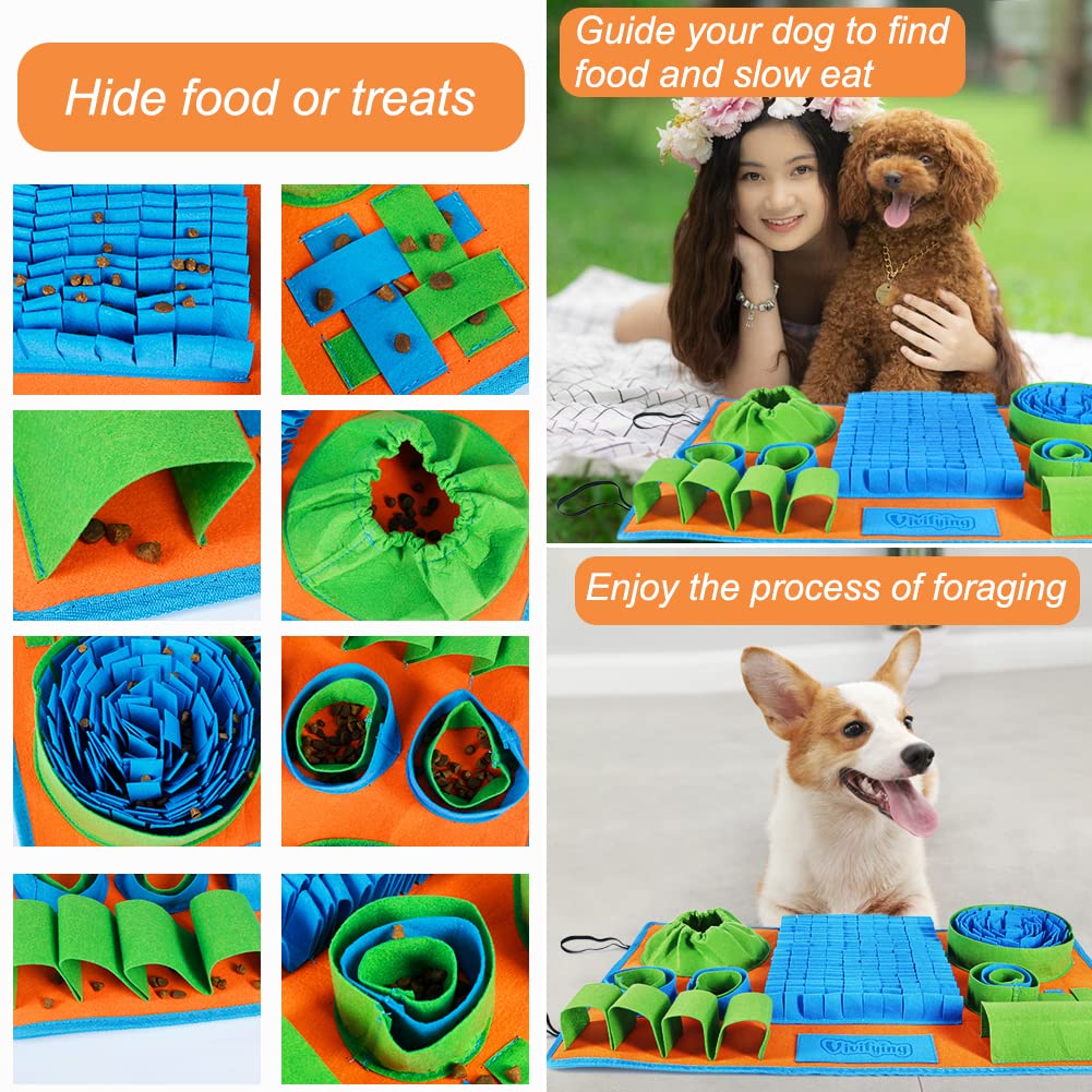 Vivifying Snuffle Mat features soft felt safety material for indoor use.