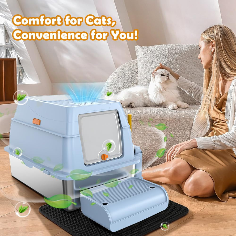 Accessories set for Vivifying litter box includes scoop and mat