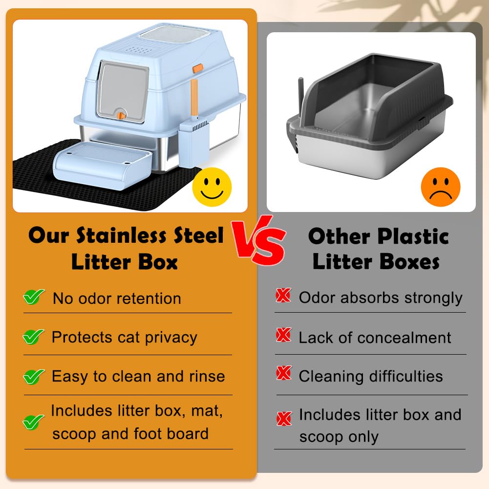 Footboard detail aids access for kittens and seniors