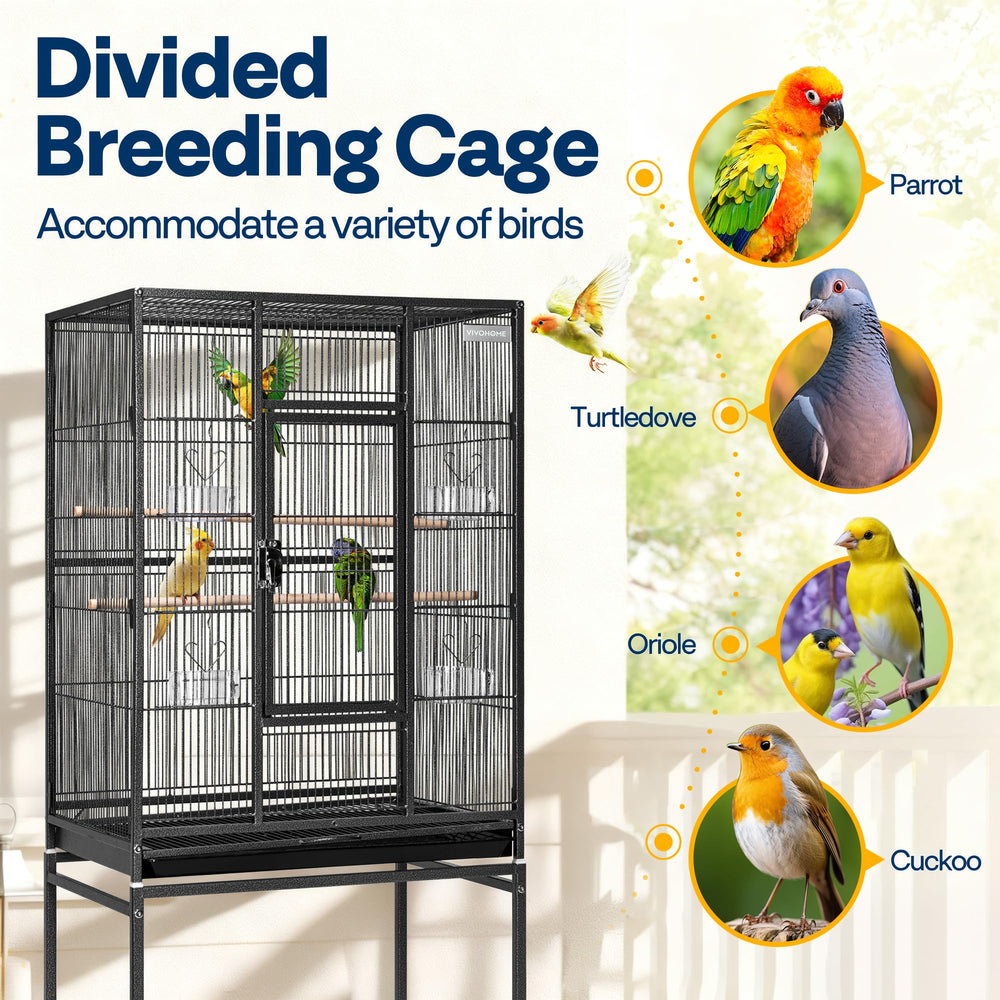 VIVOHOME abundant accessories including food boxes and perches