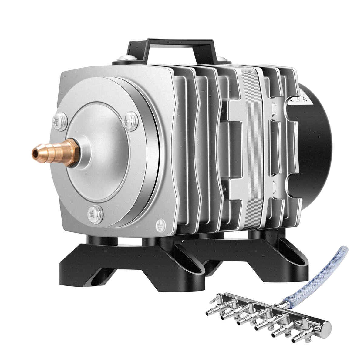 VIVOSUN 317GPH air pump assembly showcases sturdy design for dependable aquarium oxygenation.
