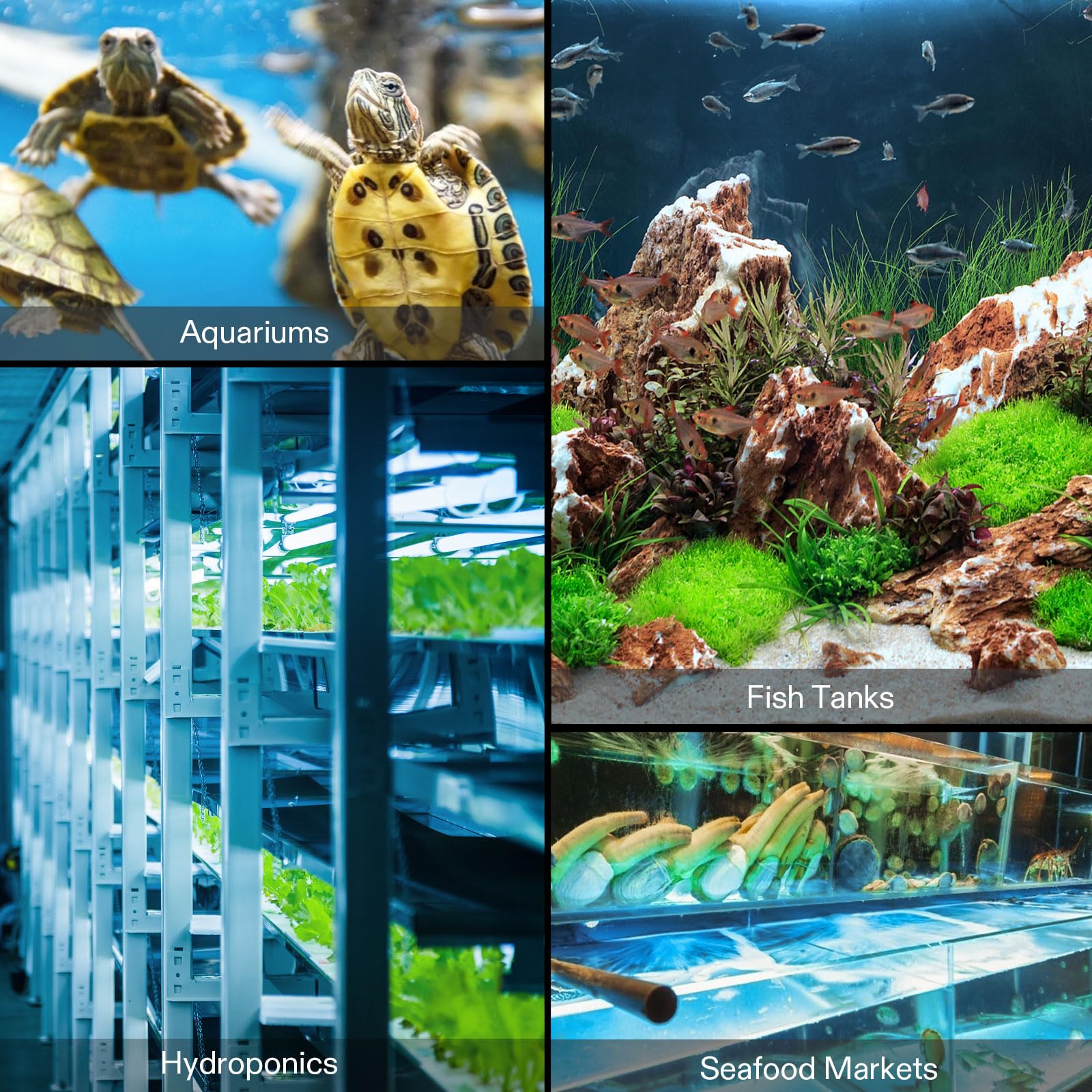 VIVOSUN 8x8 air stone for hydroponics and fish tanks