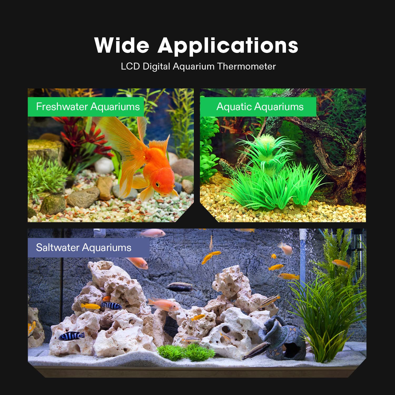 VIVOSUN four-pack in-tank setup supports multiple habitats.