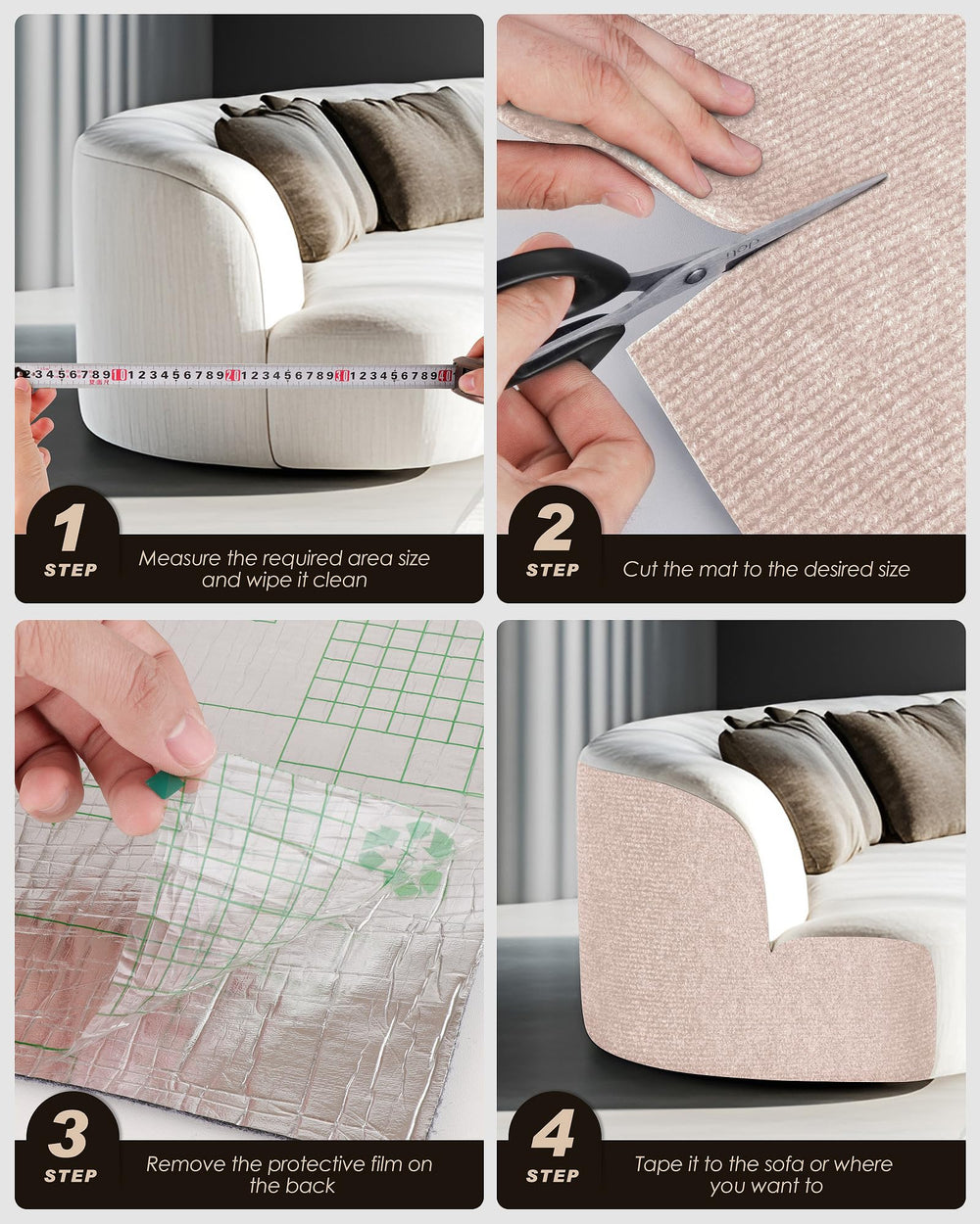 VIVOYAN beige-ideal-leather-wood protector adheres well on leather and wood.