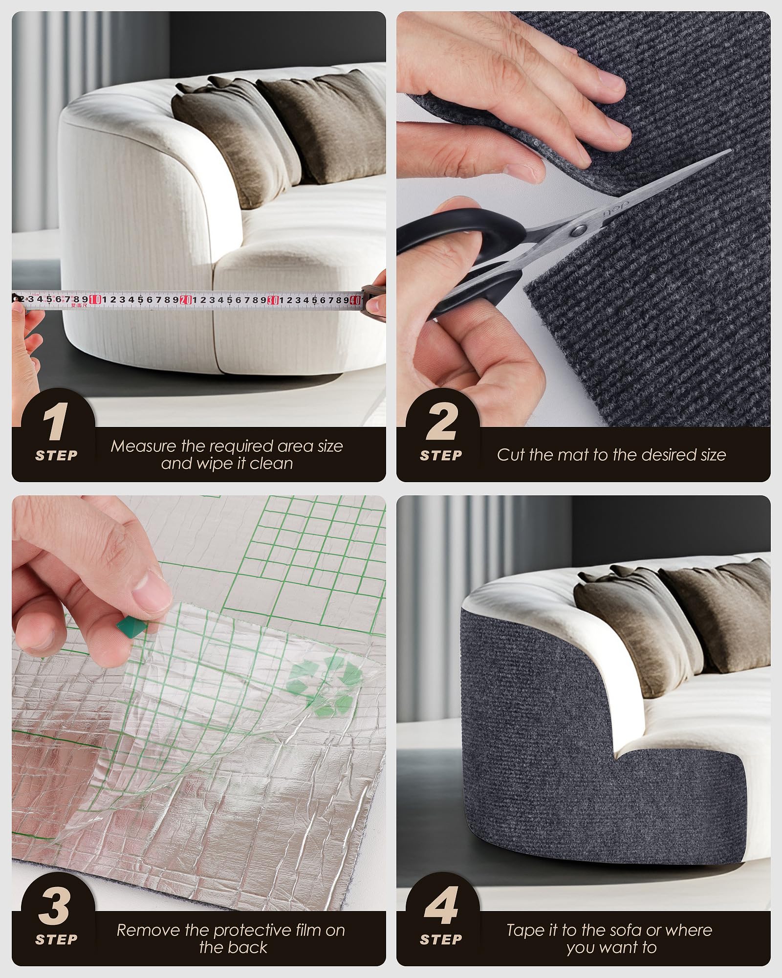VIVOYAN cat scratch protector ideal for leather and wood surfaces.