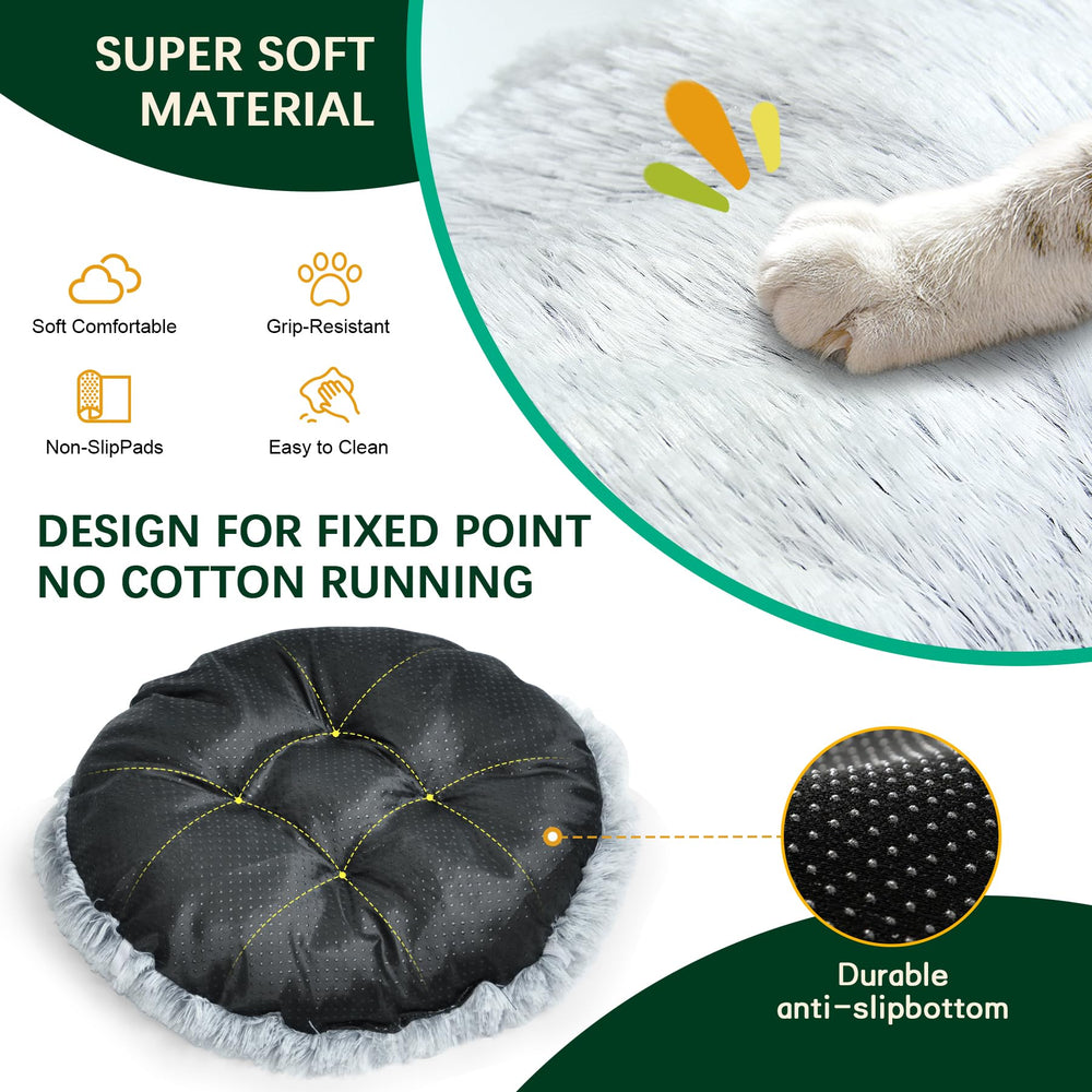 VIVOYAN cat tunnel with hanging balls encourages chasing and interactive play.