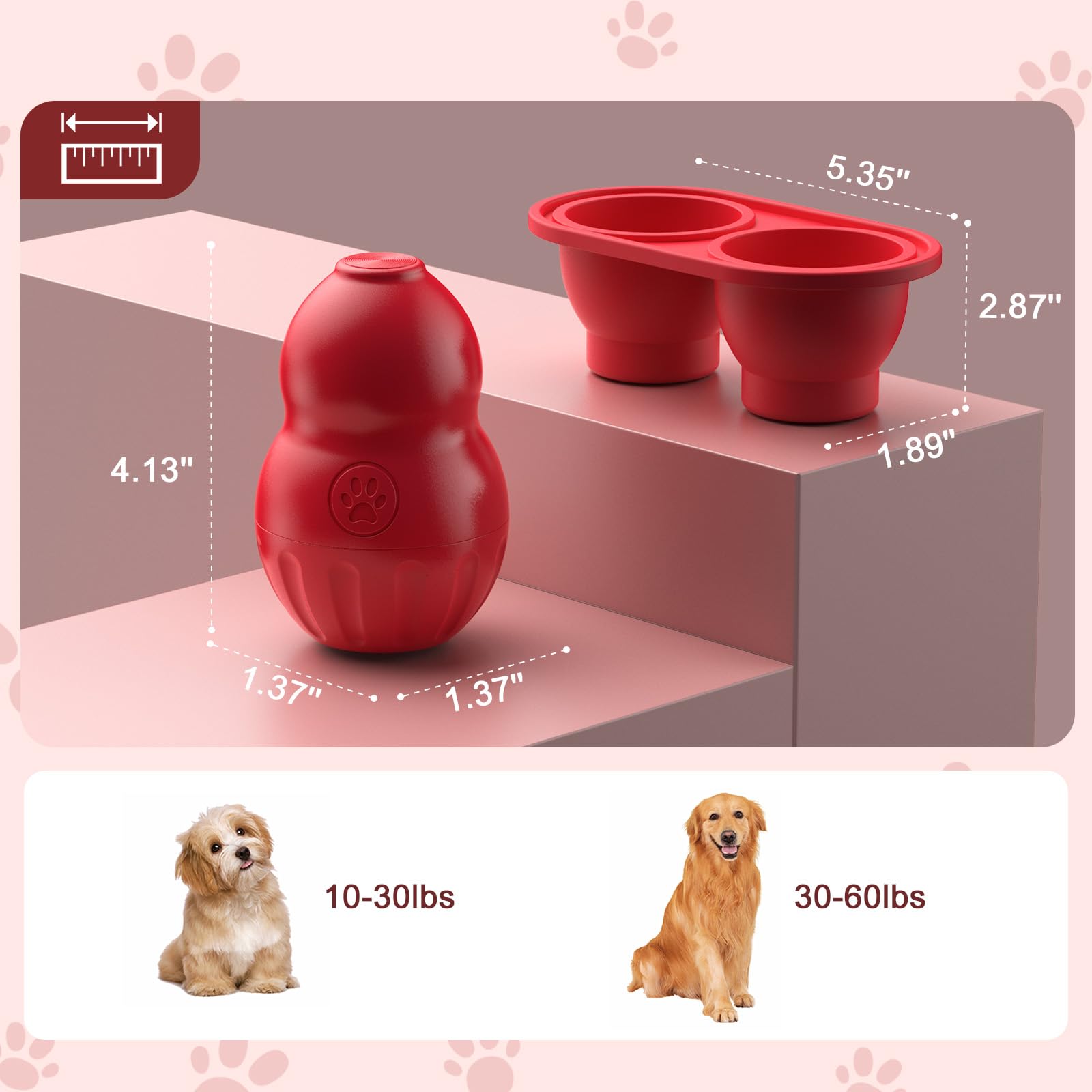 VIWIK Anxiety-relief bonding toy promotes calm while interactive treat rewards.