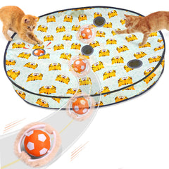 VIWIK rolling-ball cat toy engages cats with interactive play and exercise.