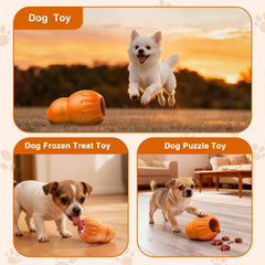 VIWIK Dog Puzzle Toy roll-and-reward shows mental stimulation during playtime.