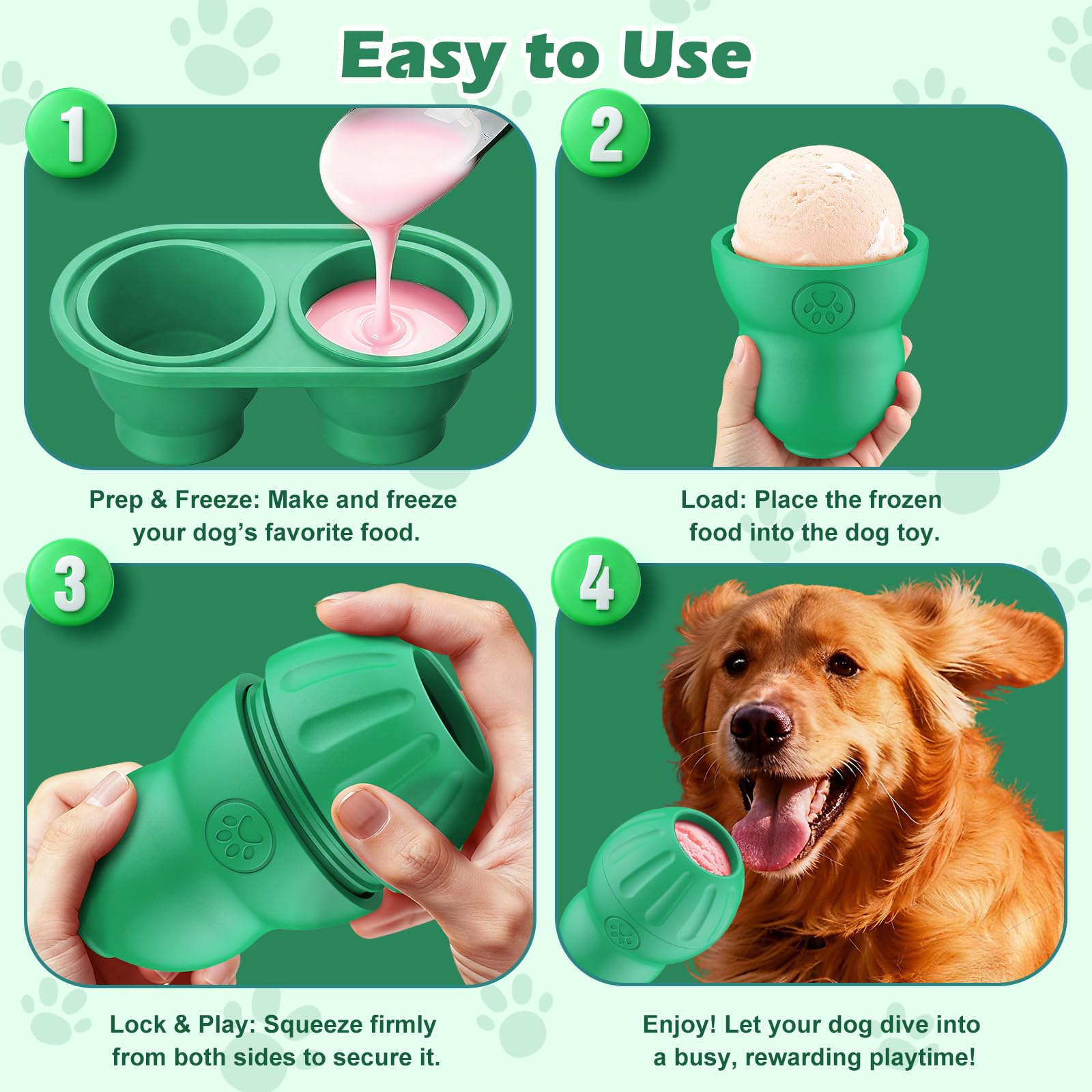 VIWIK durable-nylon-construction-toy-green is easy to clean and chew-resistant