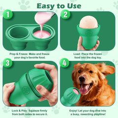 VIWIK durable-nylon-construction-toy-green is easy to clean and chew-resistant